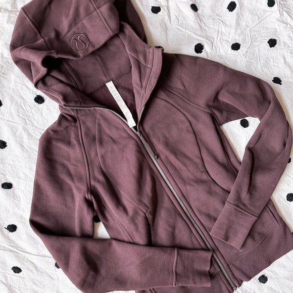 lululemon athletica Tops - Lululemon Scuba Dusty Purple Violet Hoodie